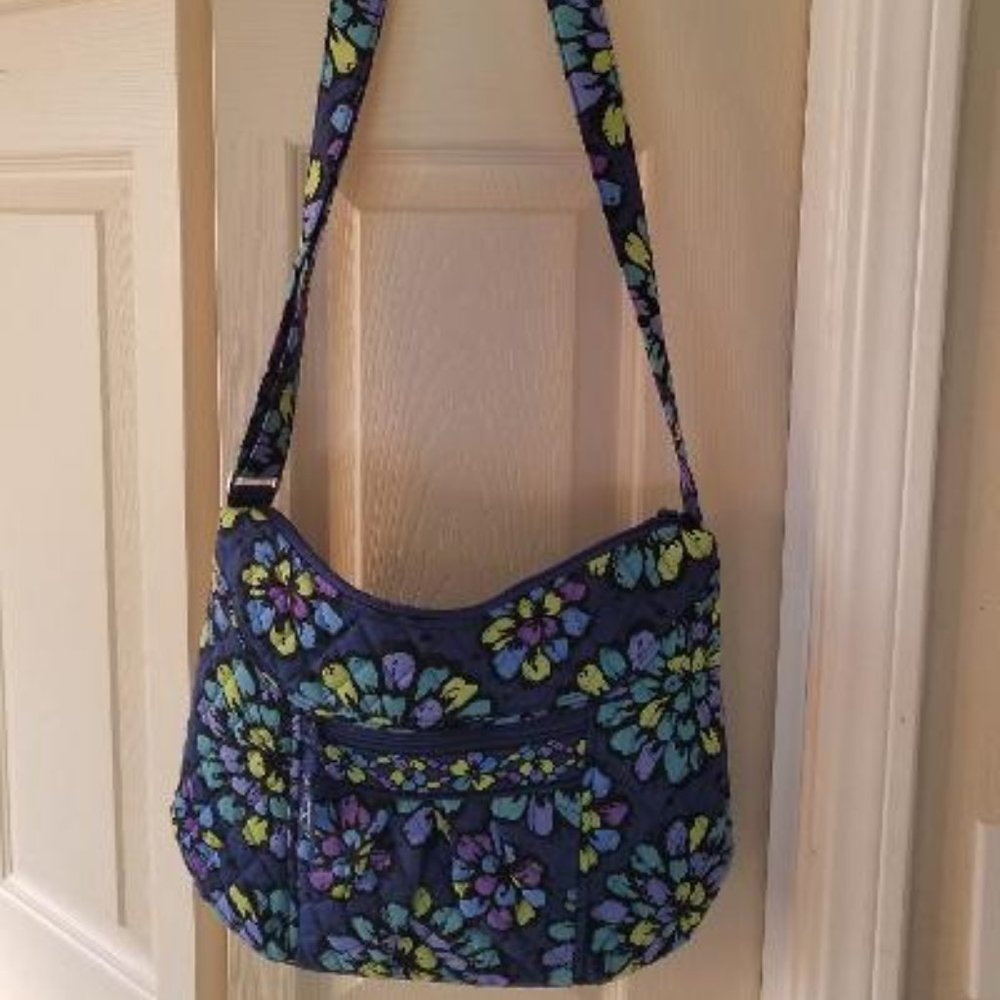 Vera Bradley Hipster Blue Floral, Never Used